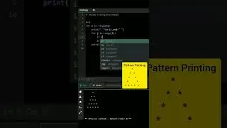 Hollow pyramid star pattern Printing in python #viralshort #goviral  #starpattern #phython