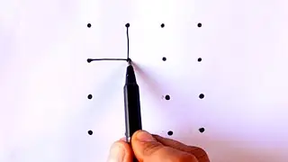 How to Draw Simple 5x5 dots rangoli design /Small daily mugggulu/ latest Amazing Traditional Drawing
