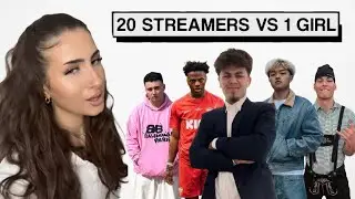 I HOSTED 20 STREAMERS VS 1 Girl *AGAIN*