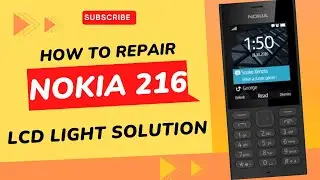 How To Repair Nokia 216 Lcd Light Solution || Nokia 216 display light jumper solution || Rm1187
