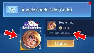 CLAIM FREE Angela Sanrio Skin in MLBB (REDEEM CODE)