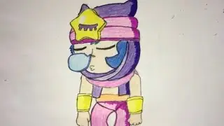 Как нарисовать СЕНДИ из Бравл старс / How to draw SANDY 