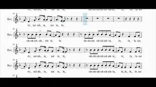 "La Bamba" - Per flauto dolce