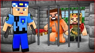 KEREM KOMİSER, YARAMAZ ARDA VE RÜZGAR'I HAPSE ATTI! 😱 - Minecraft