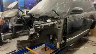 Range Rover Vogue.Ремонт переда | Car-O-Tronic Vision2