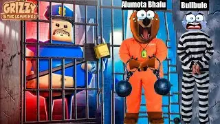 The grizzly & The Lemmings |  Escape Barry's prison in Roblox 😱 | Bulbule and MotaBhalu