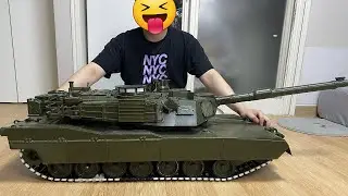 M1A2 Abram Tank 1/9 : 3D printed RC tank.