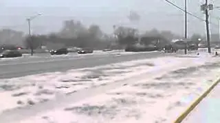 US 13 South During Snow Storm
