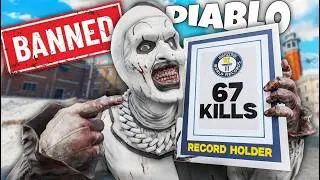 Diablo DROPS 67 Kills And Sets *NEW WORLD RECORD* on Warzone🍆😭 (NO 2 BOX)