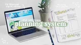 a year after quitting bullet journaling... MY UPDATED PLANNING SYSTEM :)