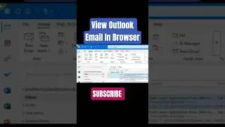 View Outlook Email In Browser 