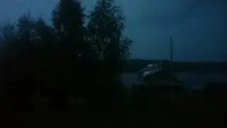 Гроза в деревне