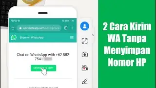 2 Cara Kirim WA Tanpa Menyimpan Nomor HP