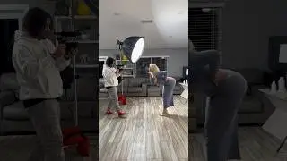 Ms. Lila Lovely Blessing The 🎥 With Her Presence BTS🙌 