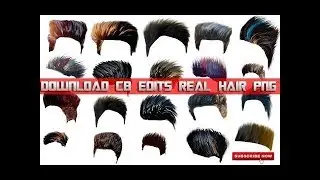 HAIR  png materials file for editing