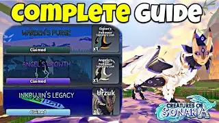 Completing the LORE EVENT 2024 Guide | Creatures of Sonaria