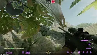 CS2: Ancient A site default smokes!