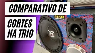 QUAL O MELHOR CORTE DE FREQUÊNCIA PRA SUA CAIXA TRIO? COMPARATIVOS E DICA DE REGULAGEM