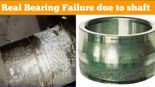 Real Bering Failure due To Shaft|| Bearing failure || Damage analysis