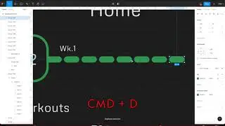 Duplicate/Copy with same spacing in figma