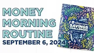 Money Morning Routine | SNEAK PEEK Savings Challenges