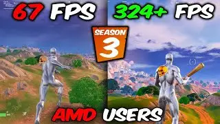 Best AMD Setting For Fortnite Fix FPS Drops & Stuttering in Chapter 5 Season 4!