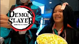 Nezuko and Tanjiro watching Demon Slayer: To The Swordsmith Village Premiere and Review