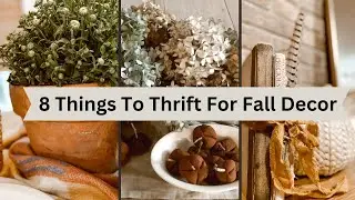 8 Things To Thrift For Fall Decor~Thrift Store Must Haves For Fall Decor~Fall Decor Thrift With Me
