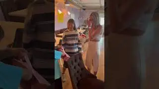 Дети поздравляют меня с днем рождения