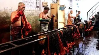 Madurai Sungudi Saree Dyeing Process Explained in Tamil | Saree Dyeing Process in a Factory