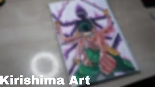 Drawing ( SuperNova/Pior Geração) PT.10 ( Zoro Ashura ) ( One Piece ) KIRISHIMA ART