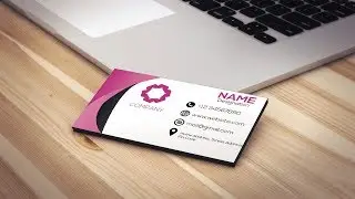 How To Make A Contact Card In Illustrator CS6 | Front | Picture Skills