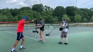 Tennis Pro Video Shoot: Behind the Scenes