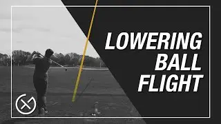 HOW TO LOWER BALL FLIGHT // Increasing iron distance with better technique