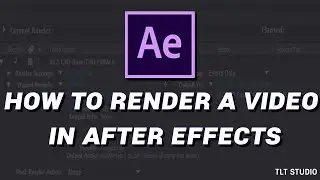 How to Render/Export in Adobe After Effects