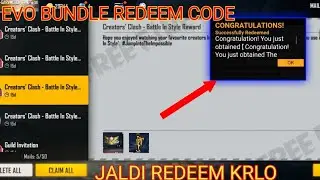 BOOYAH DAY 2021 GLOOWALL REDEEM CODE|BOOYAH DAY EVO BUNDLE REDEEM CODE|FREE FIRE REDEEM CODE TODAY