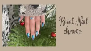 How to: Chrome dip powder ft. NEW Revel Nail chrome powder + easiest snowflake nail art EVER!