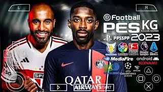 Pes 2023 PPSSPP Brasileirão e Europeus 100% Atualizado e Narração Brasileira