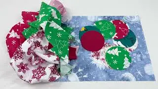 🎄 CHRISTMAS GIFT IN 10 MINUTES from fabric scraps | Sewing tricks and tips | Sewing for beginners