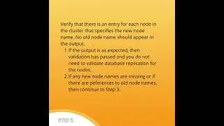 Verify Node Name Changes Using CLI