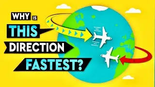 What's The Fastest Direction To Fly Around The World? DEBUNKED