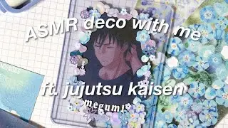 Jujutsu Kaisen ASMR Deco with Me ft. Fushiguro #shorts