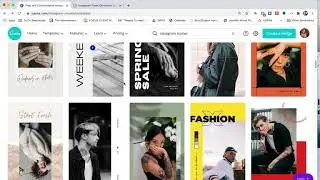 How to have creative font on instagram & free Canva templates for stories