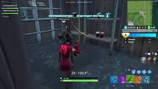 Ивент битвы монстра и робота в Fortnite