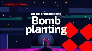 Indoor laser tag - Defuse a bomb scenario