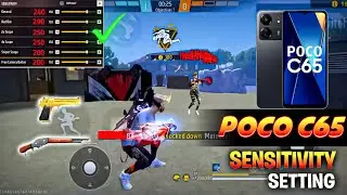 [ After Update ] Free Fire Headshot Setting ✅ || Poco C65 Sensitivity Setting 😱 DPI For POCO MOBILE 