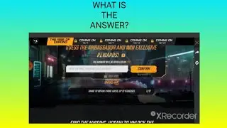 What is the answer of guess the ambassador event|| unlinked gamer