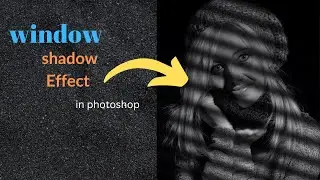 How to Make a Realistic Window Shadow in Photoshop || Shadow effect ||  photoshop shadow effect