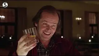 10 hours Jack Nicholson drinks whiskey in the Overlook Hotel bar