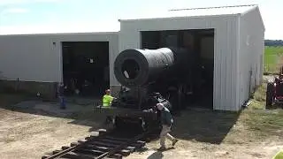 Installing a New Boiler on Steam Locomotive C&NW #1385 -- Mid-Continent Railway Museum